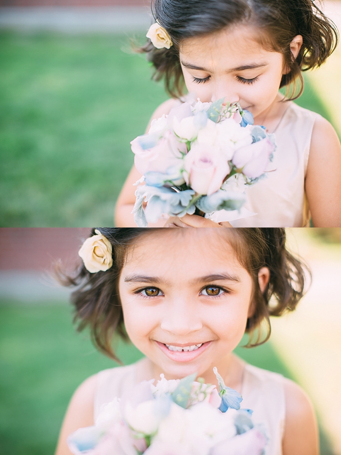 Flower girl at Semiahmoo wedding 